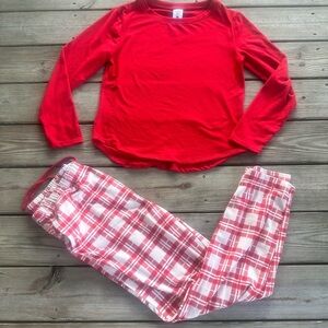 Serra Vibrant  Red Crew Neck pajamas size M